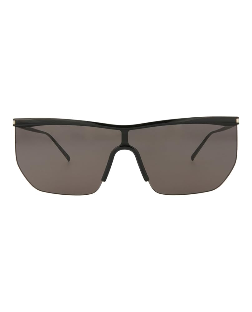 SAINT LAURENT マスクフレームサングラス Amazon.com: Saint Laurent Shield-Frame Injection Sunglasses